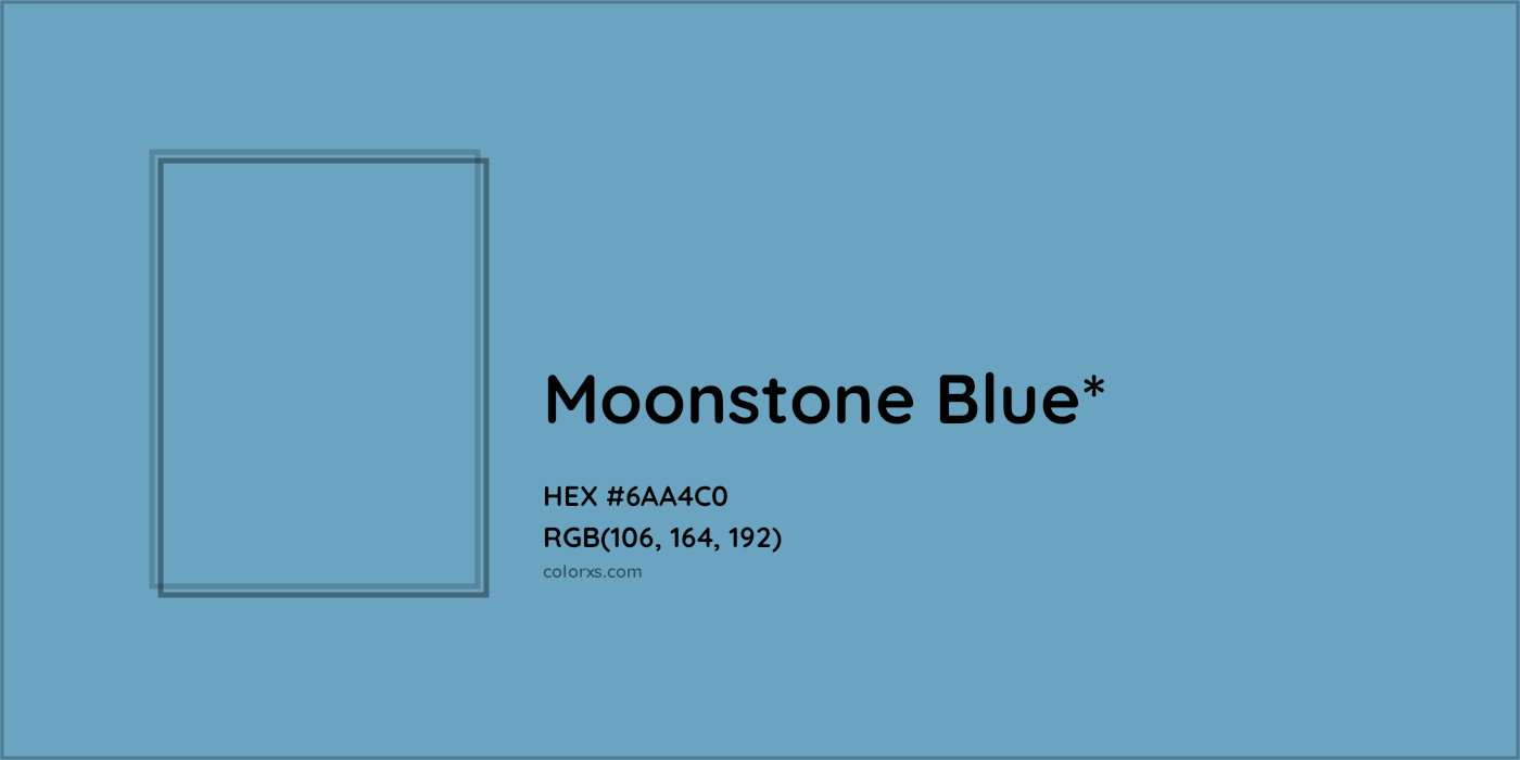 HEX #6AA4C0 Color Name, Color Code, Palettes, Similar Paints, Images