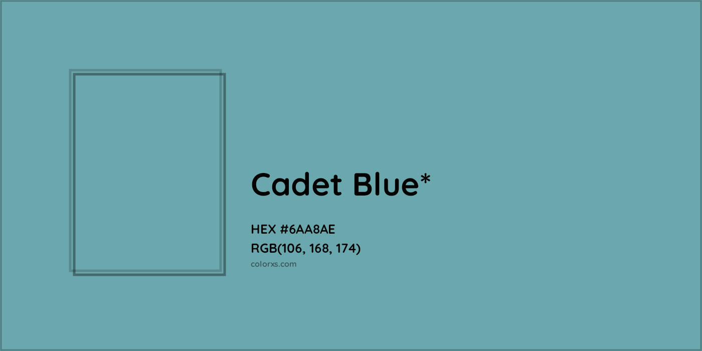 HEX #6AA8AE Color Name, Color Code, Palettes, Similar Paints, Images