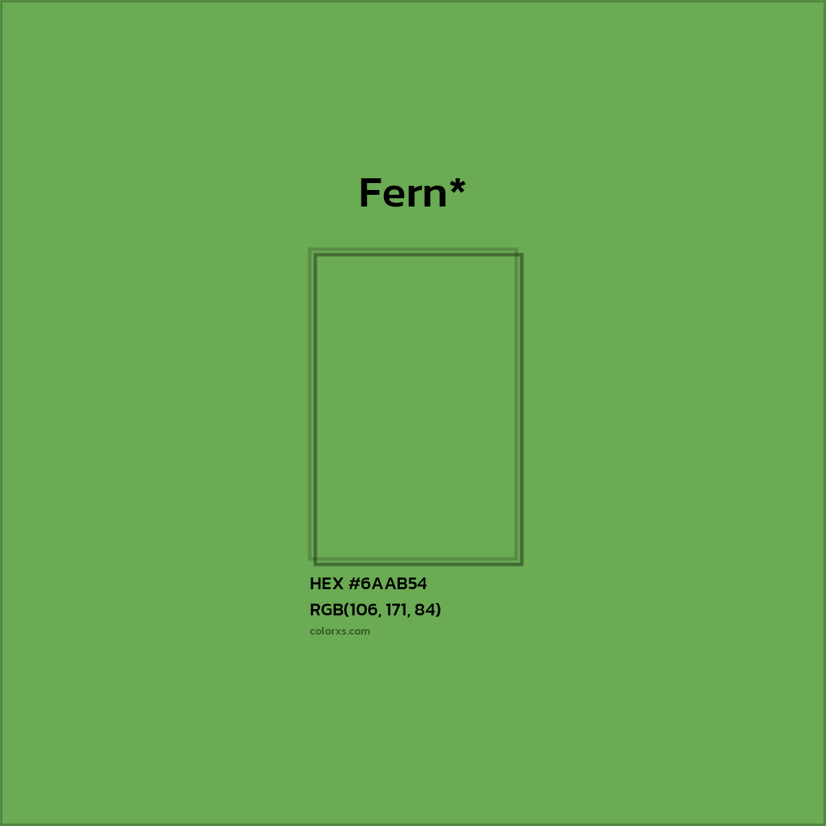 HEX #6AAB54 Color Name, Color Code, Palettes, Similar Paints, Images