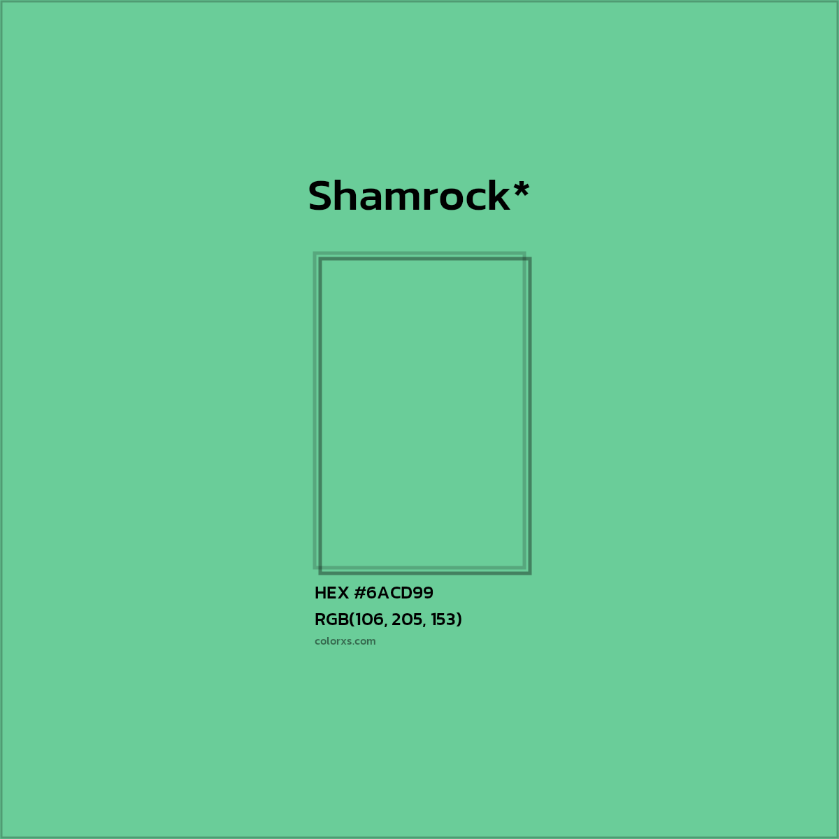 HEX #6ACD99 Color Name, Color Code, Palettes, Similar Paints, Images