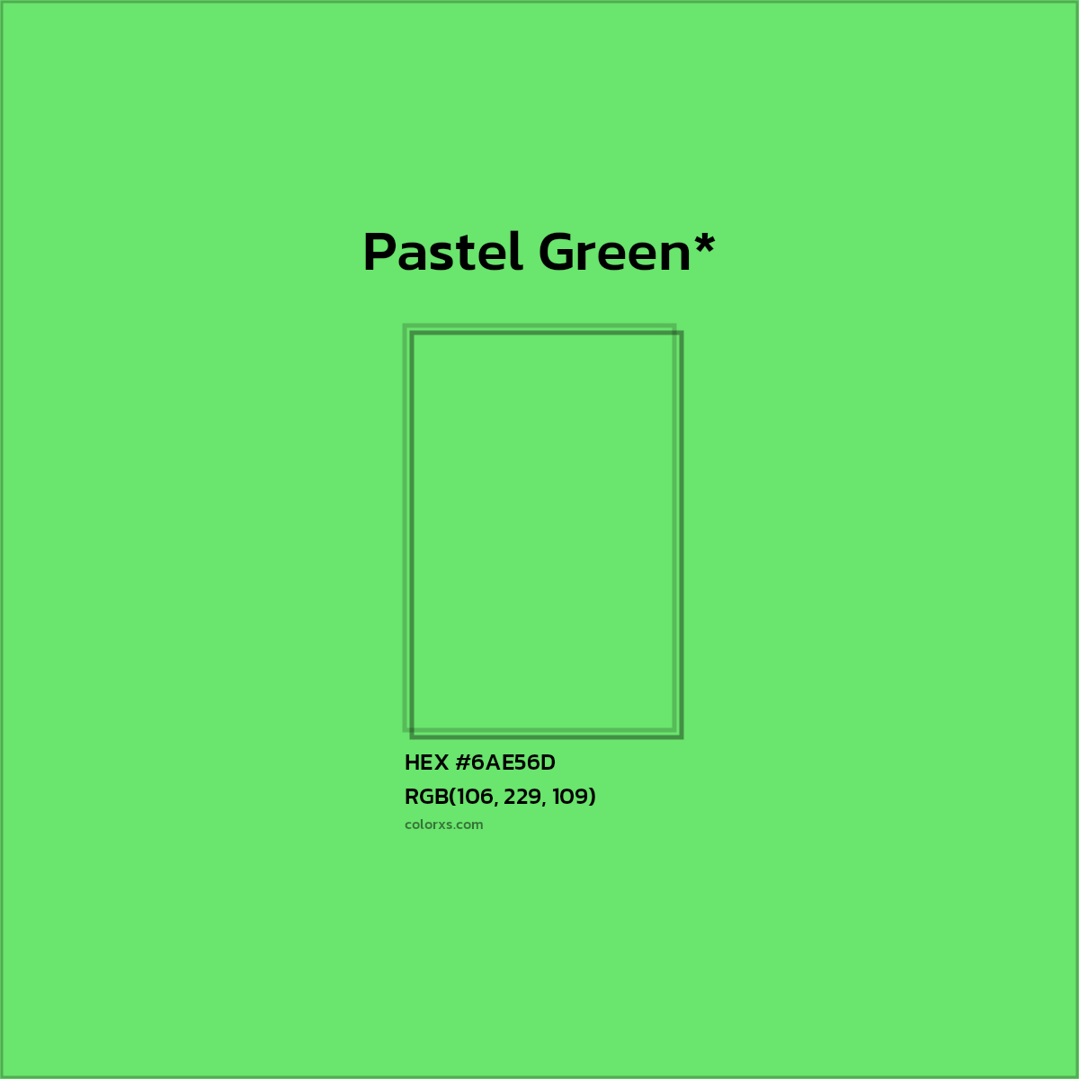 HEX #6AE56D Color Name, Color Code, Palettes, Similar Paints, Images