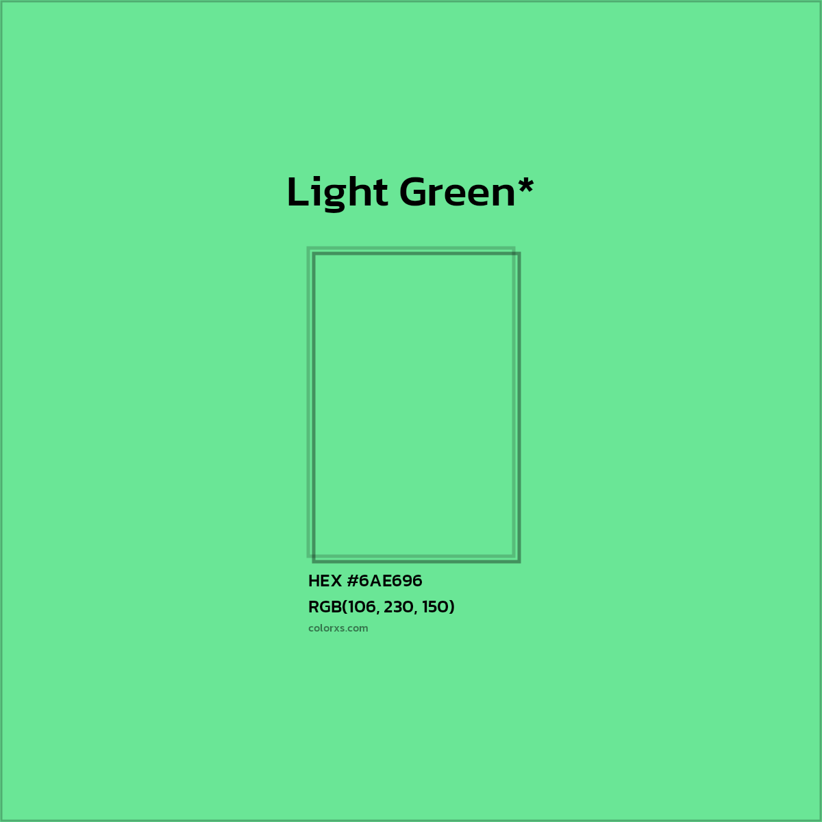 HEX #6AE696 Color Name, Color Code, Palettes, Similar Paints, Images
