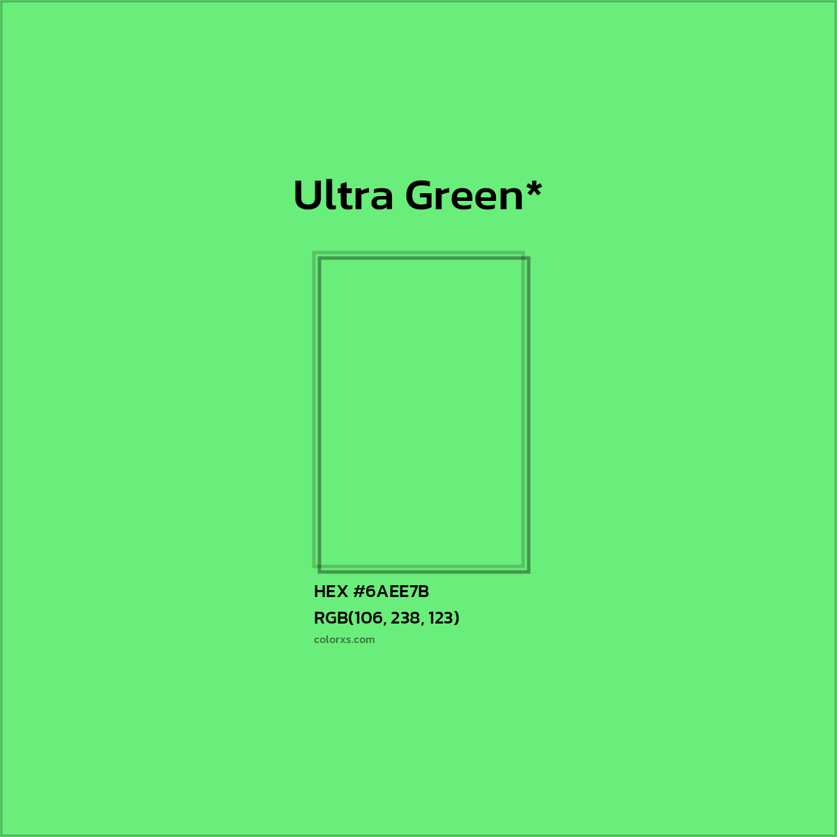HEX #6AEE7B Color Name, Color Code, Palettes, Similar Paints, Images