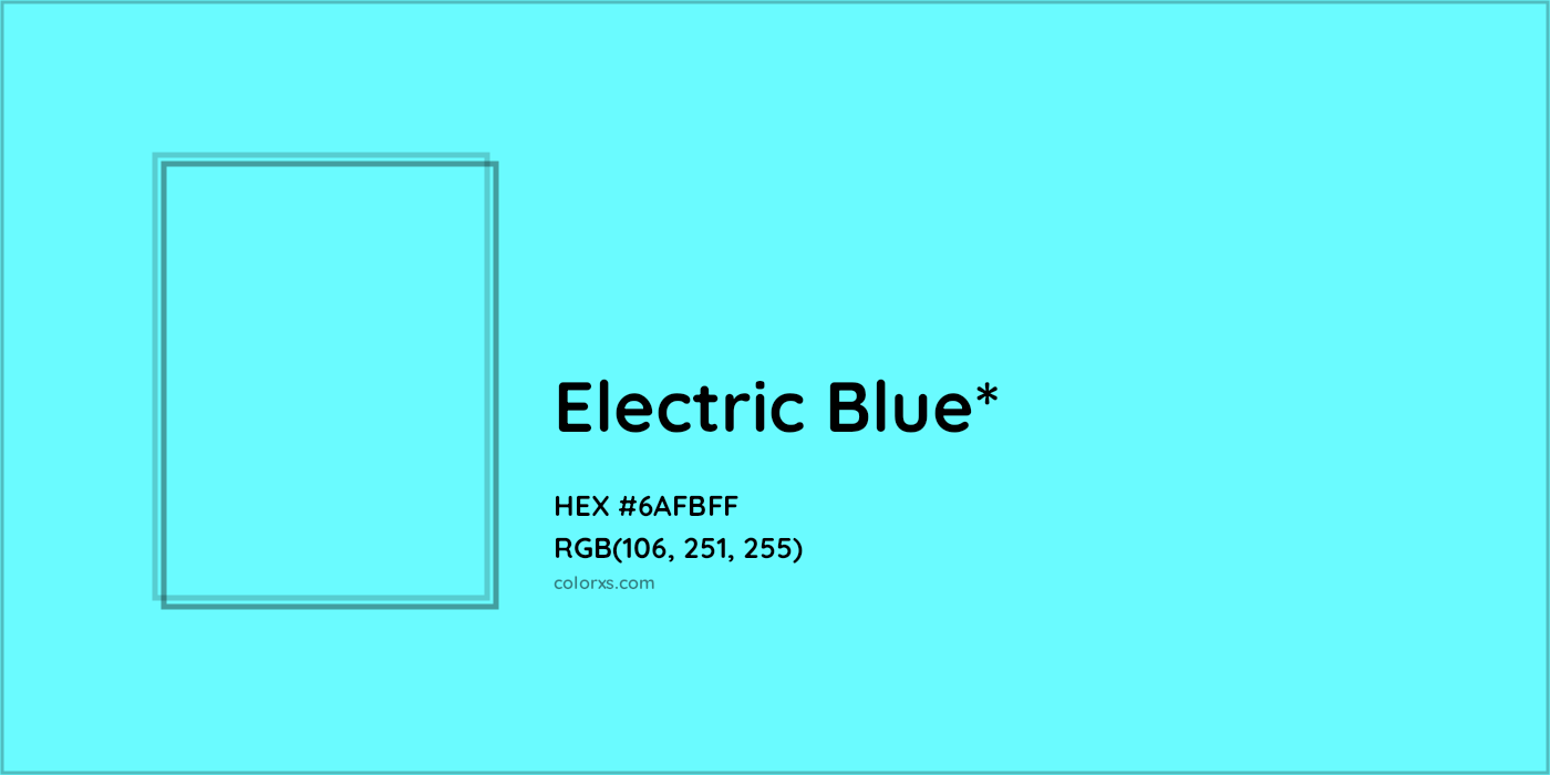 HEX #6AFBFF Color Name, Color Code, Palettes, Similar Paints, Images