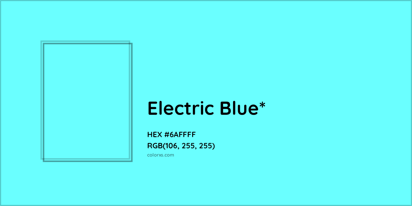 HEX #6AFFFF Color Name, Color Code, Palettes, Similar Paints, Images