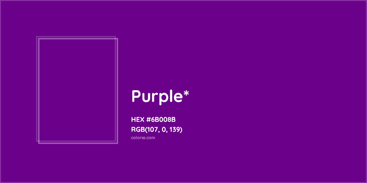 HEX #6B008B Color Name, Color Code, Palettes, Similar Paints, Images