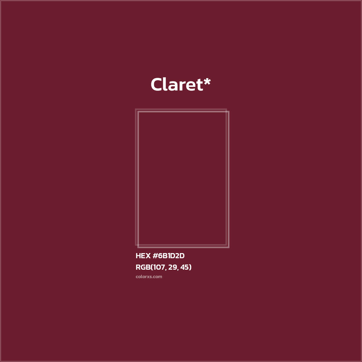 HEX #6B1D2D Color Name, Color Code, Palettes, Similar Paints, Images