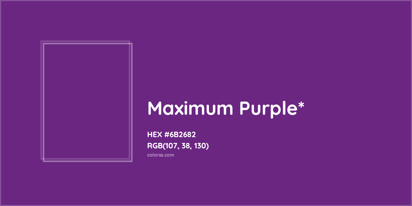 HEX #6B2682 Color Name, Color Code, Palettes, Similar Paints, Images