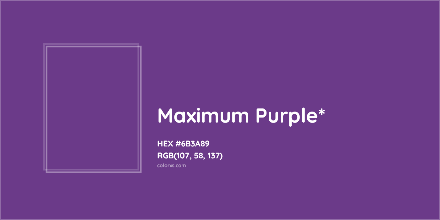 HEX #6B3A89 Color Name, Color Code, Palettes, Similar Paints, Images