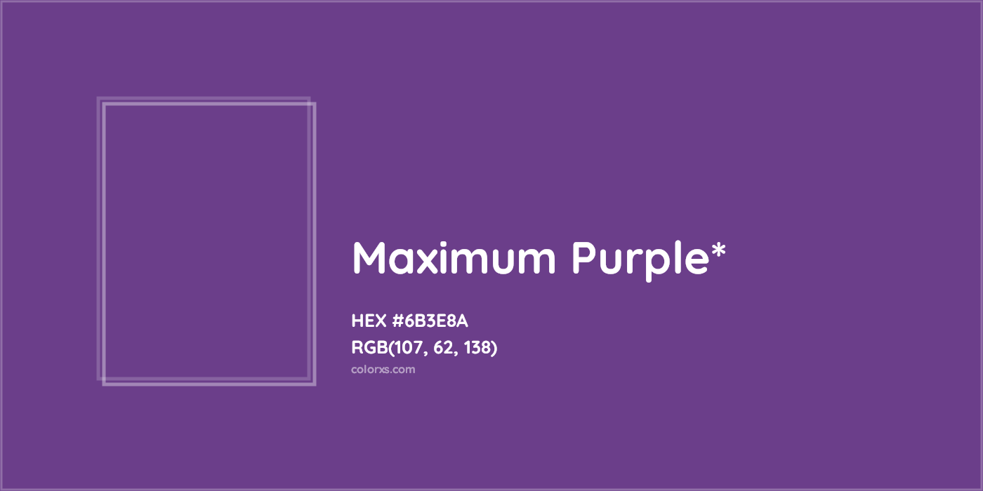 HEX #6B3E8A Color Name, Color Code, Palettes, Similar Paints, Images