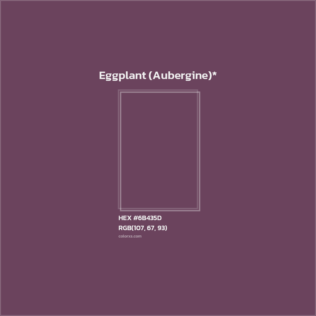 HEX #6B435D Color Name, Color Code, Palettes, Similar Paints, Images