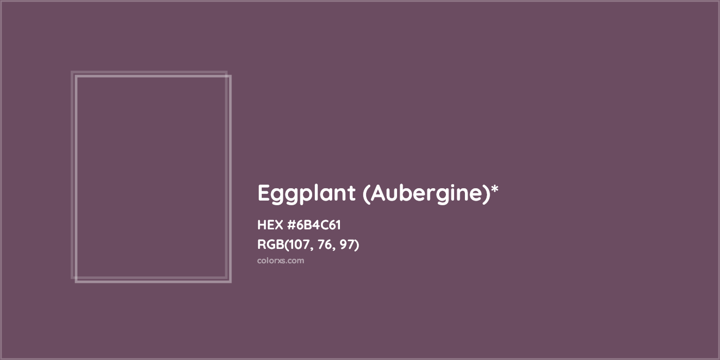 HEX #6B4C61 Color Name, Color Code, Palettes, Similar Paints, Images