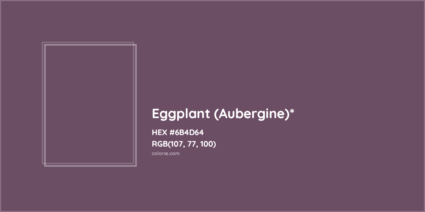 HEX #6B4D64 Color Name, Color Code, Palettes, Similar Paints, Images