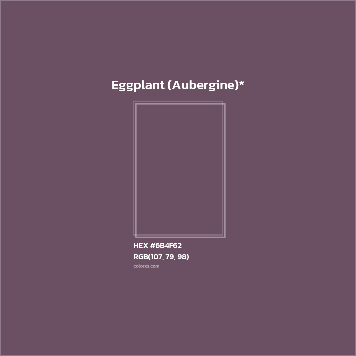 HEX #6B4F62 Color Name, Color Code, Palettes, Similar Paints, Images