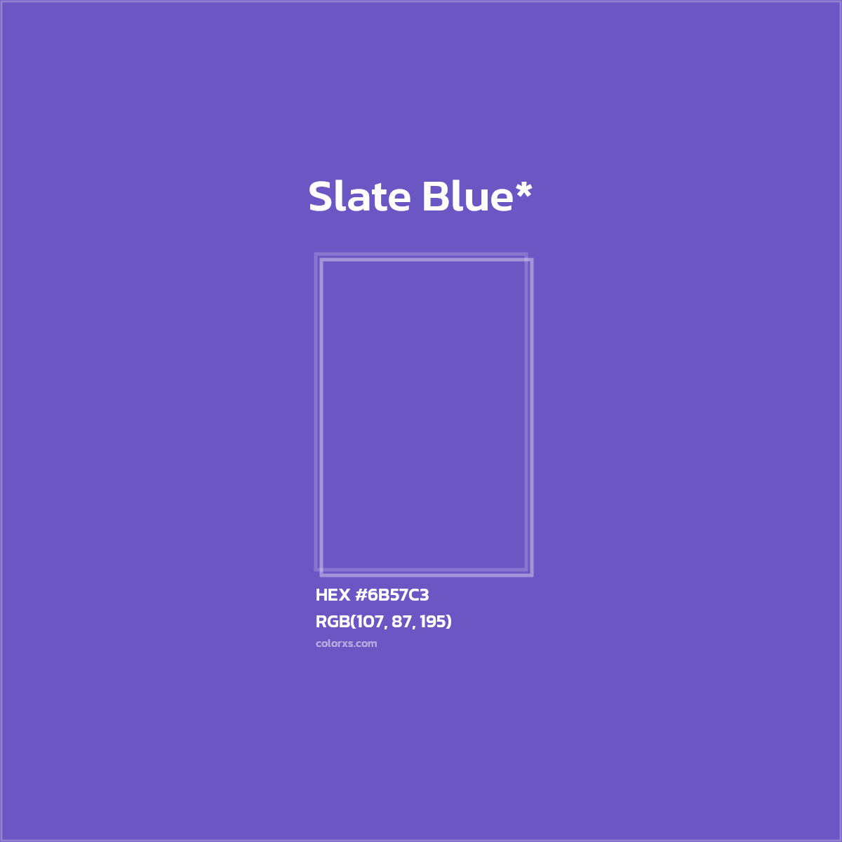 HEX #6B57C3 Color Name, Color Code, Palettes, Similar Paints, Images