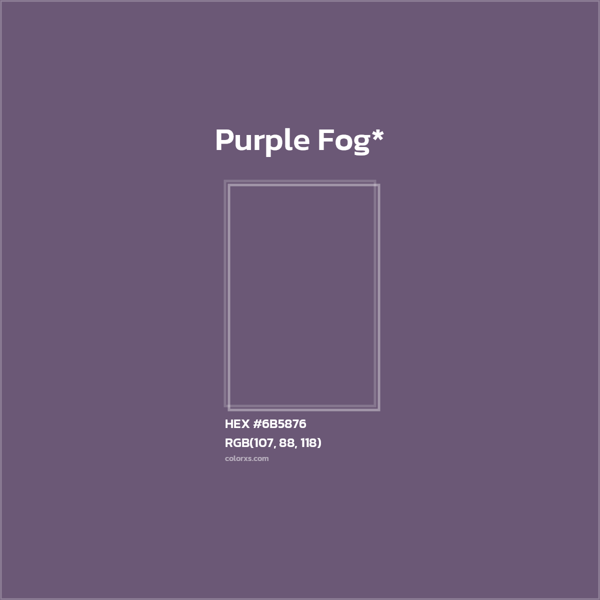 HEX #6B5876 Color Name, Color Code, Palettes, Similar Paints, Images