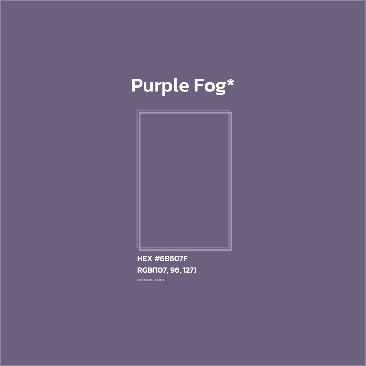HEX #6B607F Color Name, Color Code, Palettes, Similar Paints, Images
