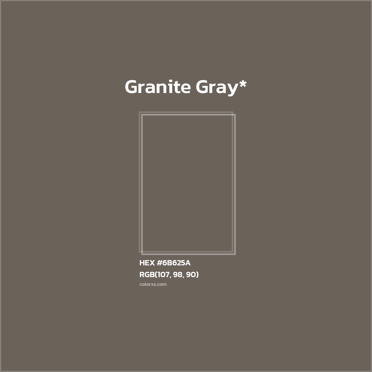 HEX #6B625A Color Name, Color Code, Palettes, Similar Paints, Images