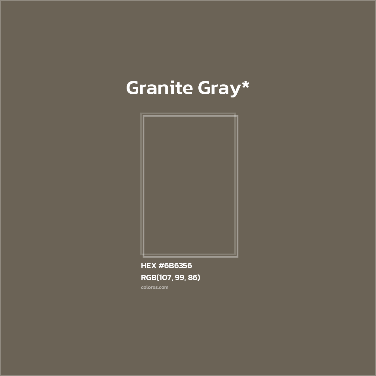 HEX #6B6356 Color Name, Color Code, Palettes, Similar Paints, Images