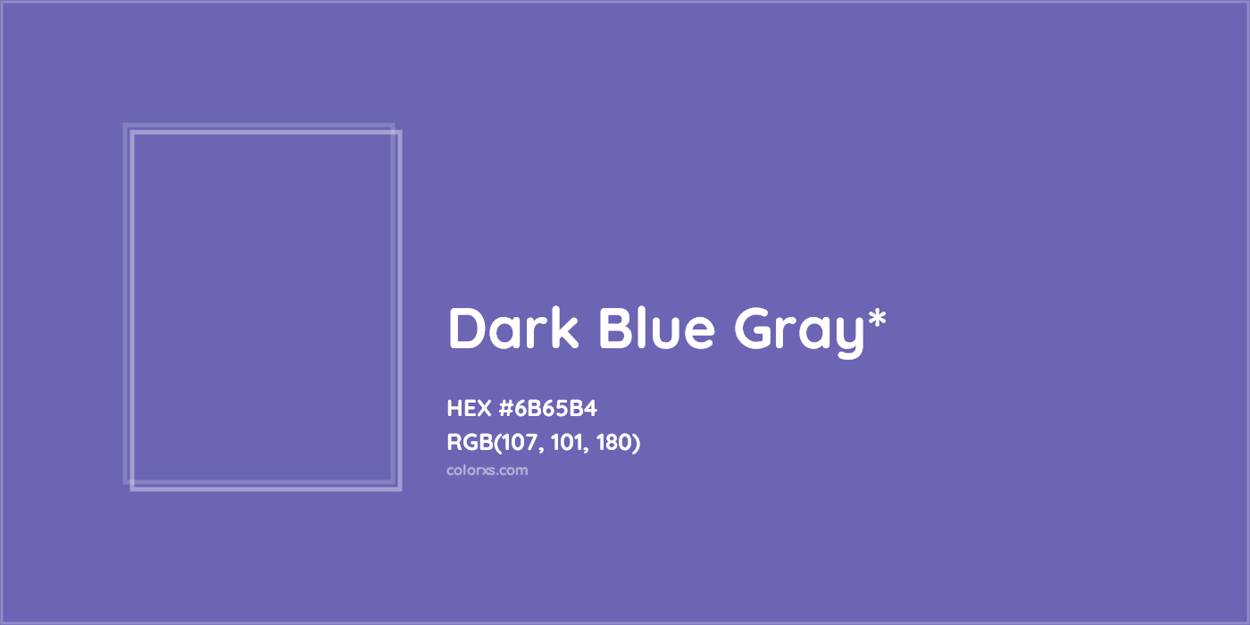 HEX #6B65B4 Color Name, Color Code, Palettes, Similar Paints, Images