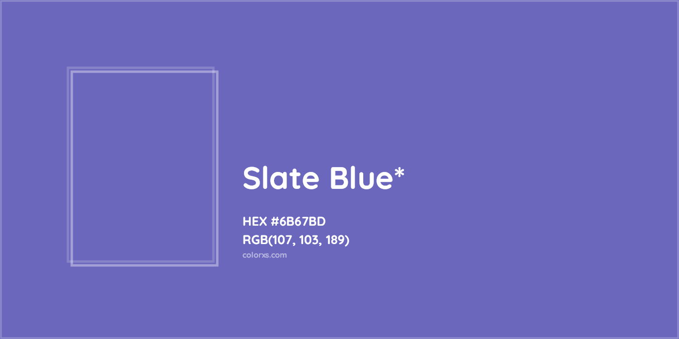 HEX #6B67BD Color Name, Color Code, Palettes, Similar Paints, Images