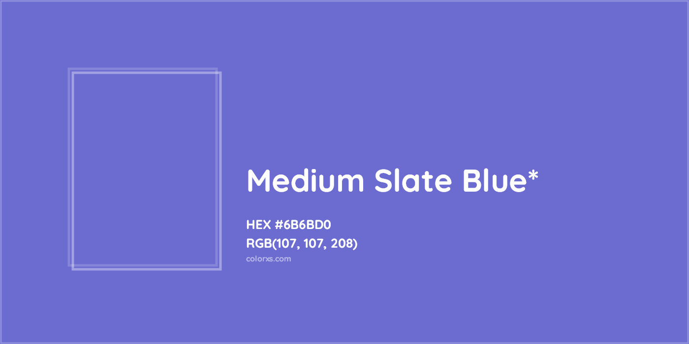 HEX #6B6BD0 Color Name, Color Code, Palettes, Similar Paints, Images