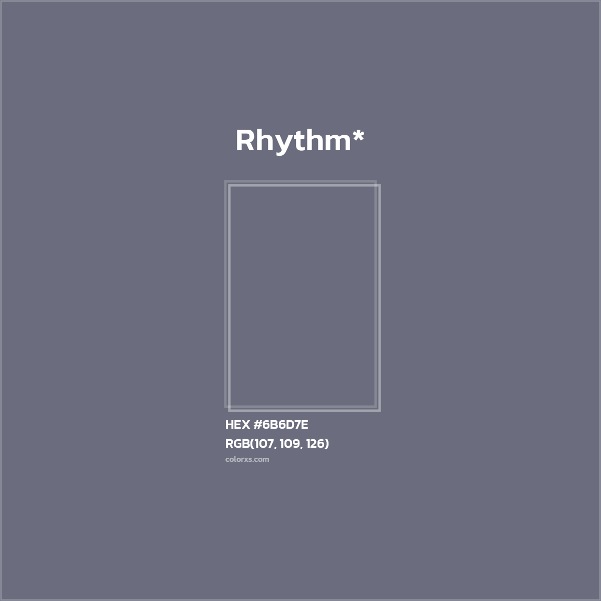 HEX #6B6D7E Color Name, Color Code, Palettes, Similar Paints, Images