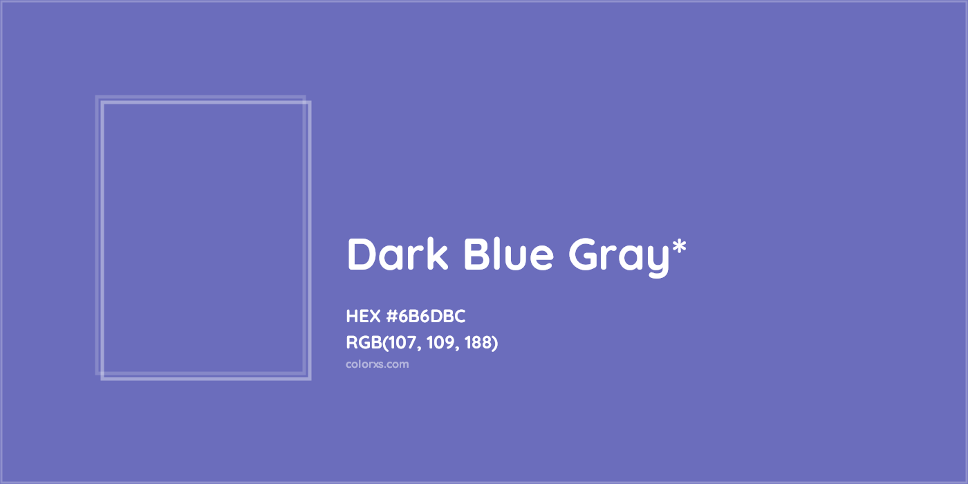 HEX #6B6DBC Color Name, Color Code, Palettes, Similar Paints, Images