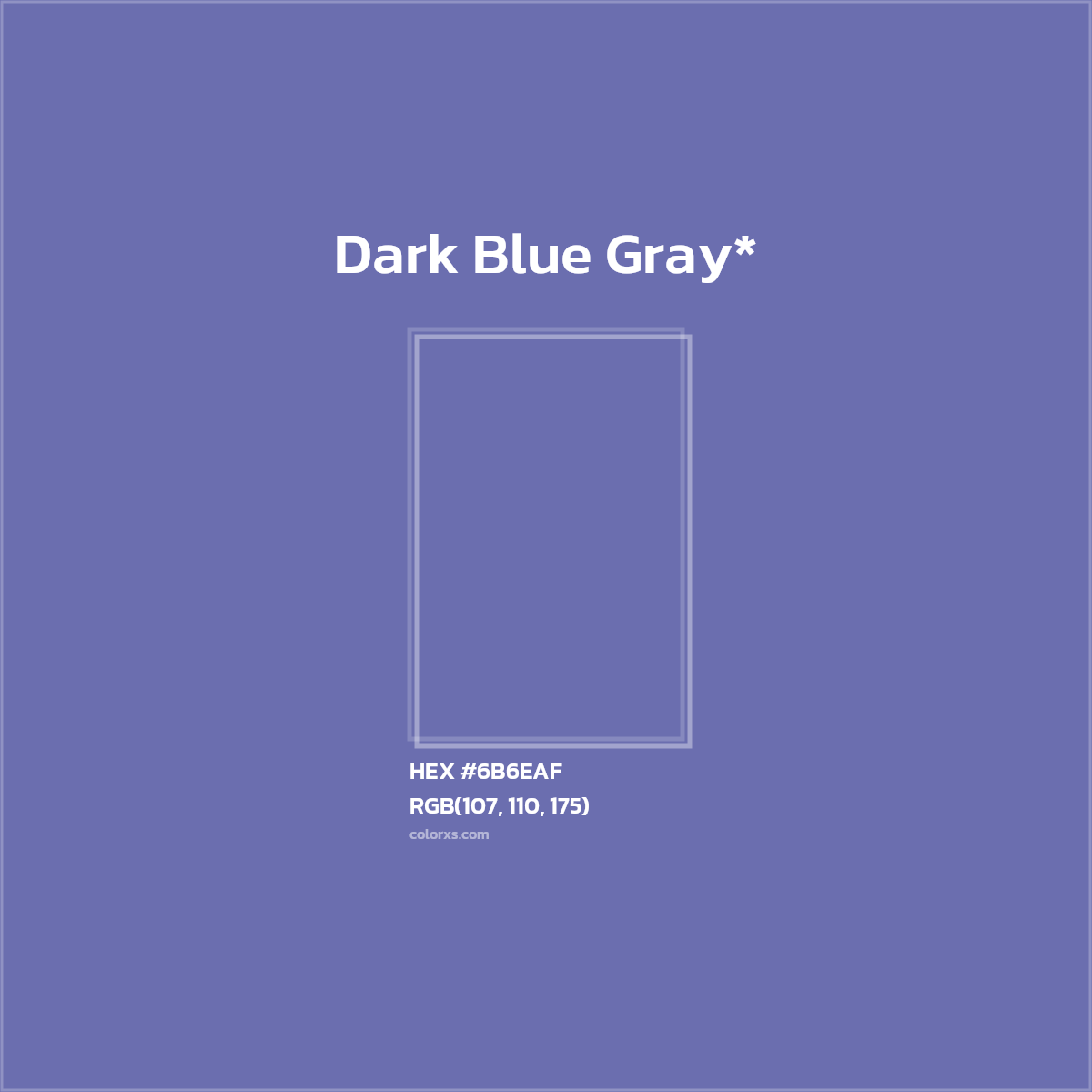 HEX #6B6EAF Color Name, Color Code, Palettes, Similar Paints, Images
