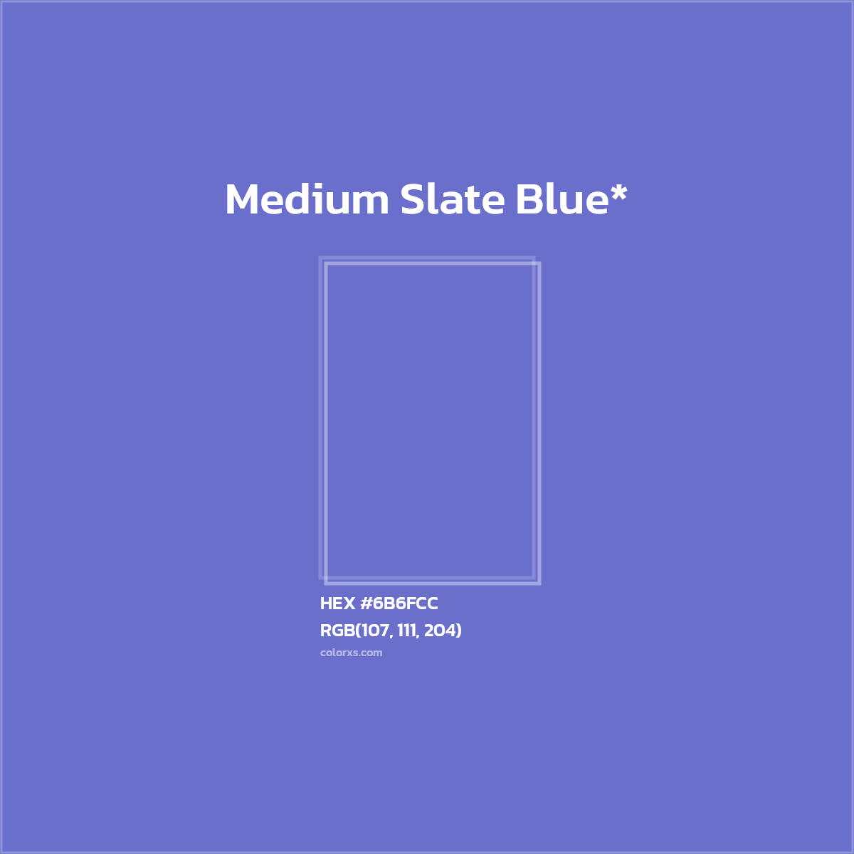 HEX #6B6FCC Color Name, Color Code, Palettes, Similar Paints, Images