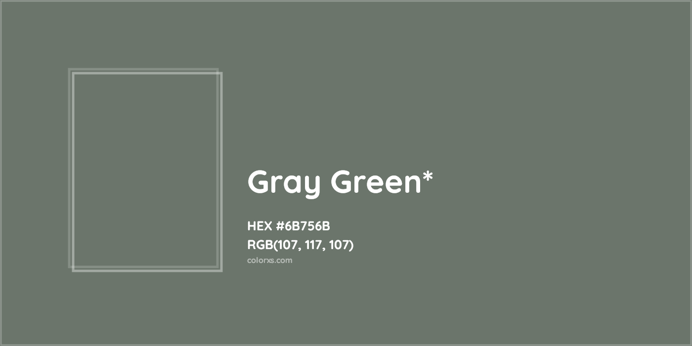 HEX #6B756B Color Name, Color Code, Palettes, Similar Paints, Images
