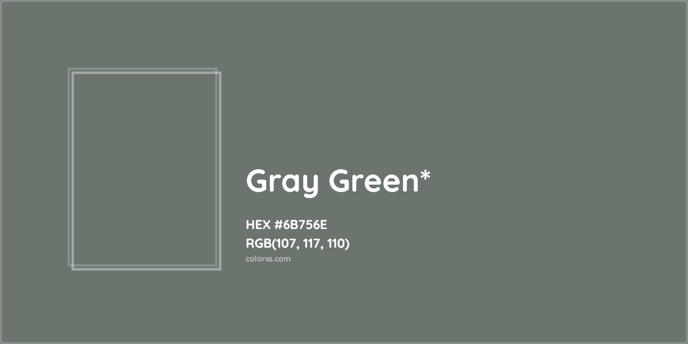 HEX #6B756E Color Name, Color Code, Palettes, Similar Paints, Images