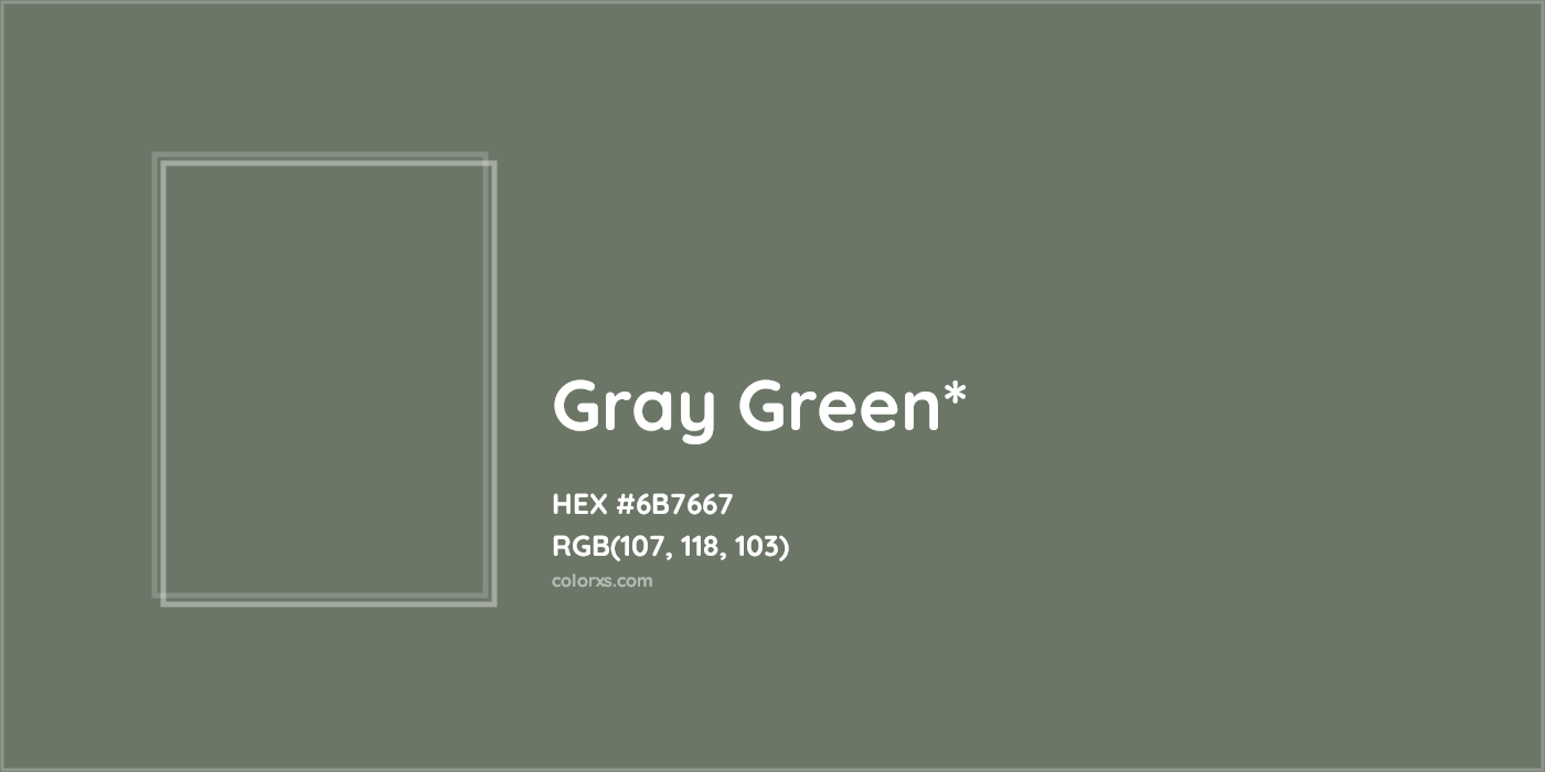 HEX #6B7667 Color Name, Color Code, Palettes, Similar Paints, Images