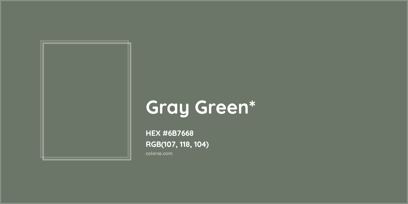 HEX #6B7668 Color Name, Color Code, Palettes, Similar Paints, Images