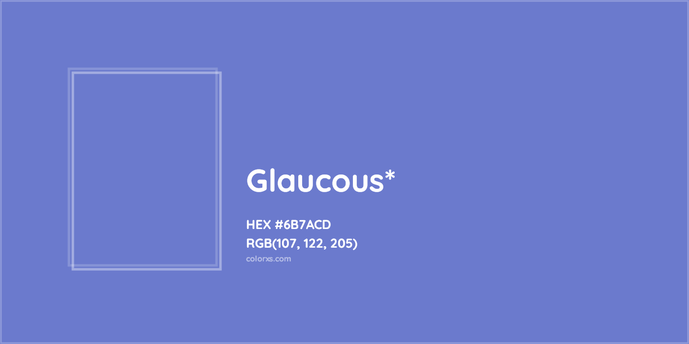 HEX #6B7ACD Color Name, Color Code, Palettes, Similar Paints, Images