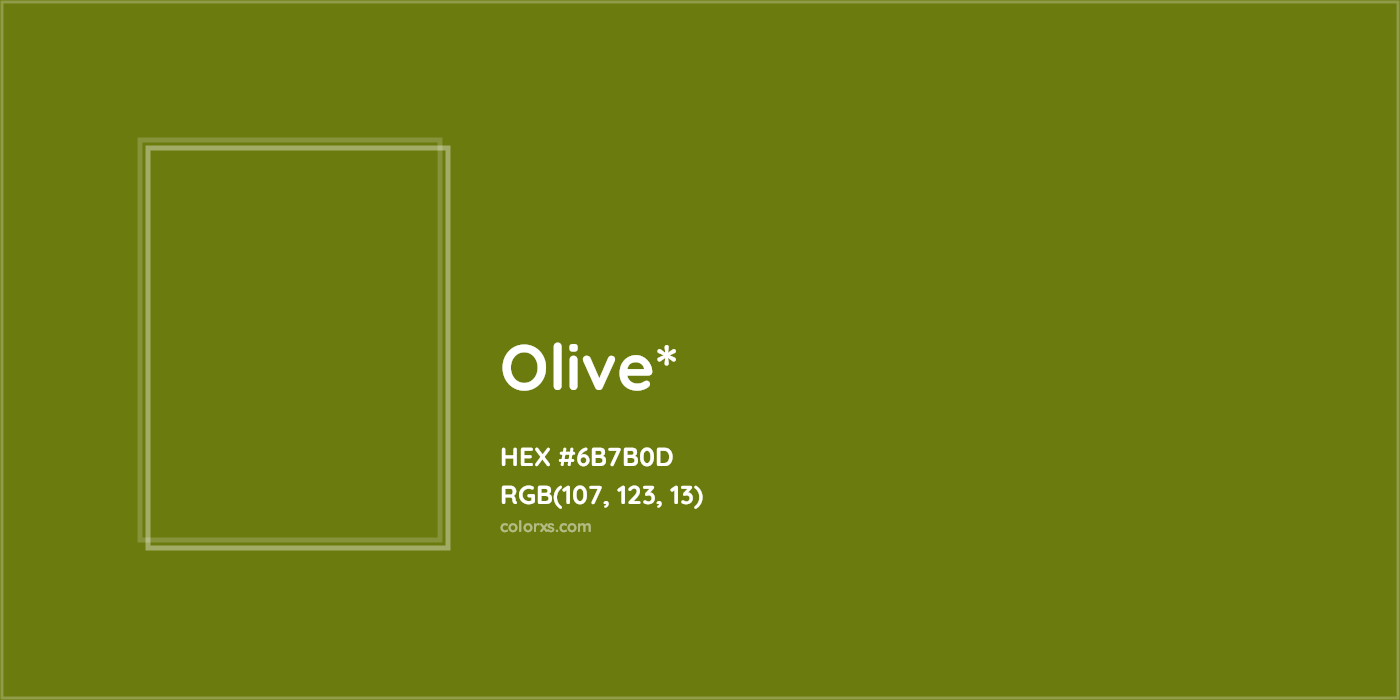 HEX #6B7B0D Color Name, Color Code, Palettes, Similar Paints, Images