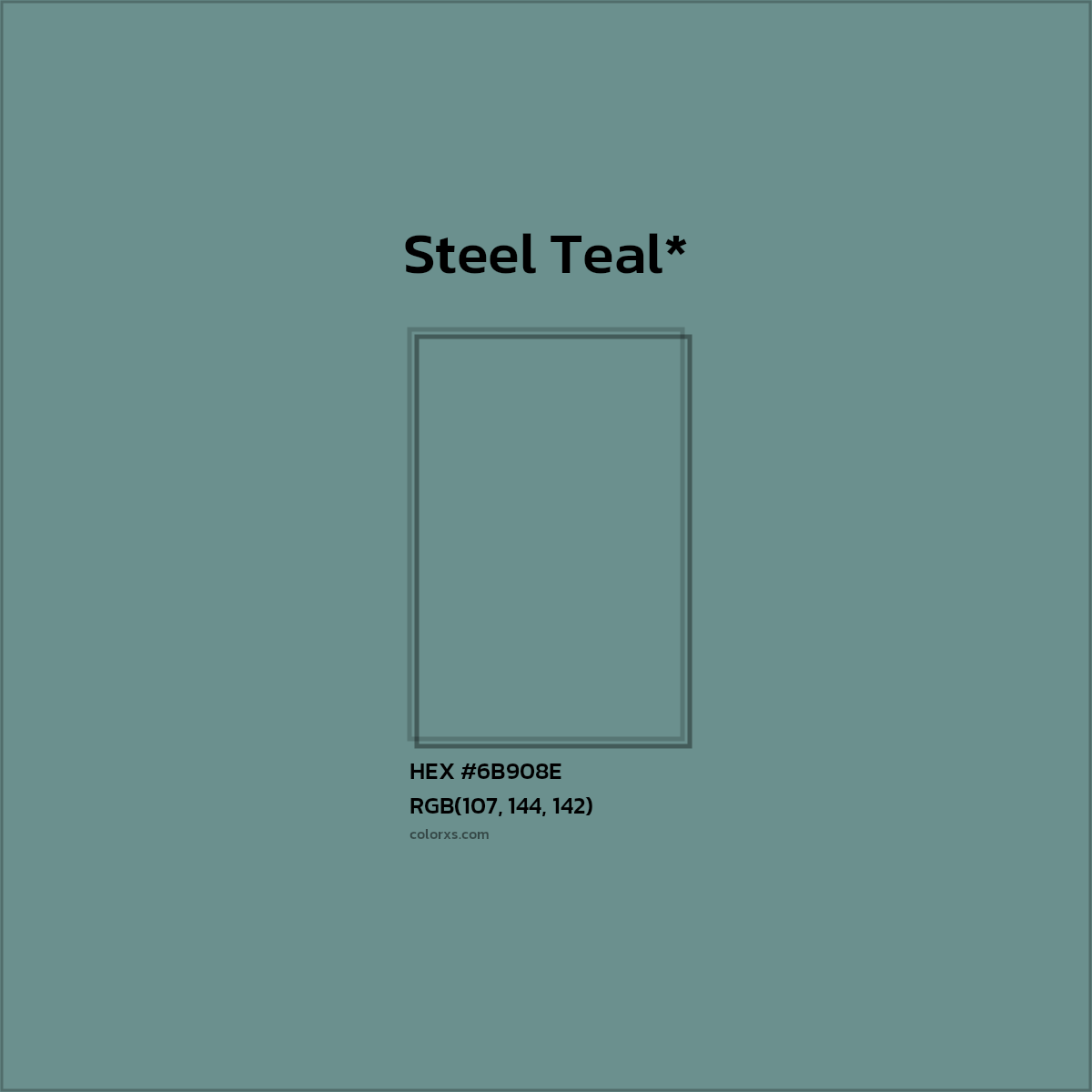 HEX #6B908E Color Name, Color Code, Palettes, Similar Paints, Images