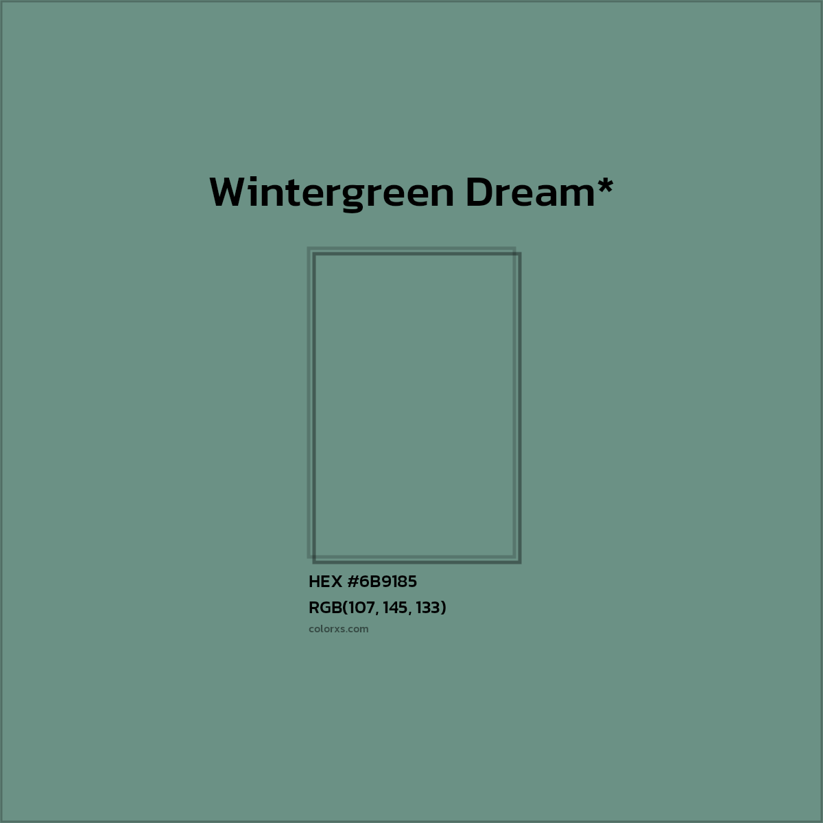HEX #6B9185 Color Name, Color Code, Palettes, Similar Paints, Images