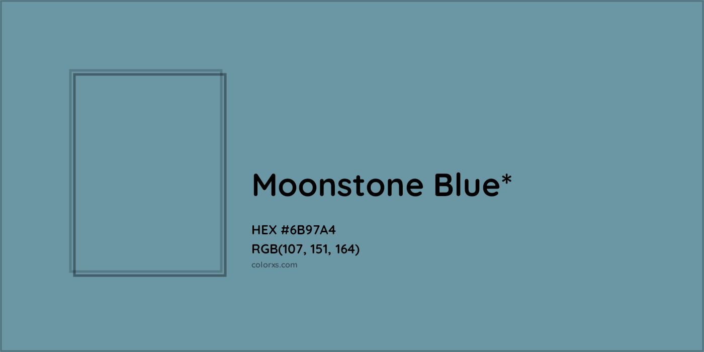 HEX #6B97A4 Color Name, Color Code, Palettes, Similar Paints, Images