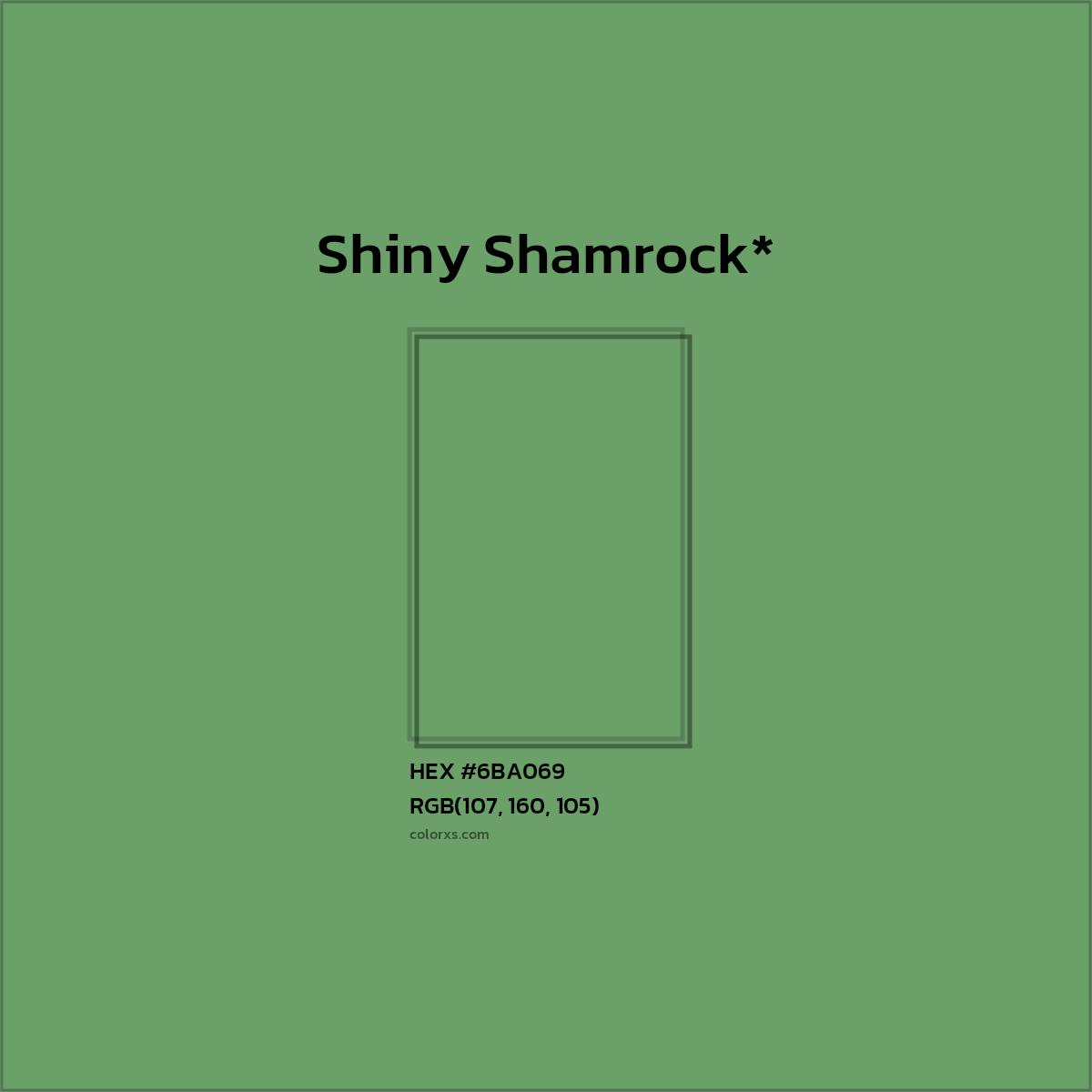 HEX #6BA069 Color Name, Color Code, Palettes, Similar Paints, Images