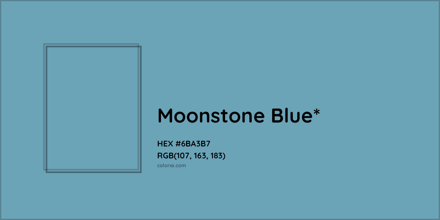 HEX #6BA3B7 Color Name, Color Code, Palettes, Similar Paints, Images