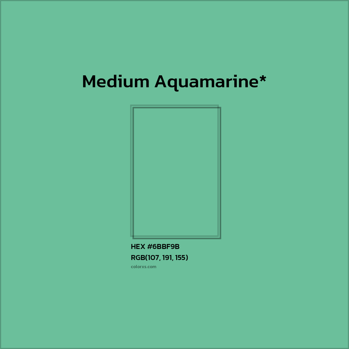 HEX #6BBF9B Color Name, Color Code, Palettes, Similar Paints, Images