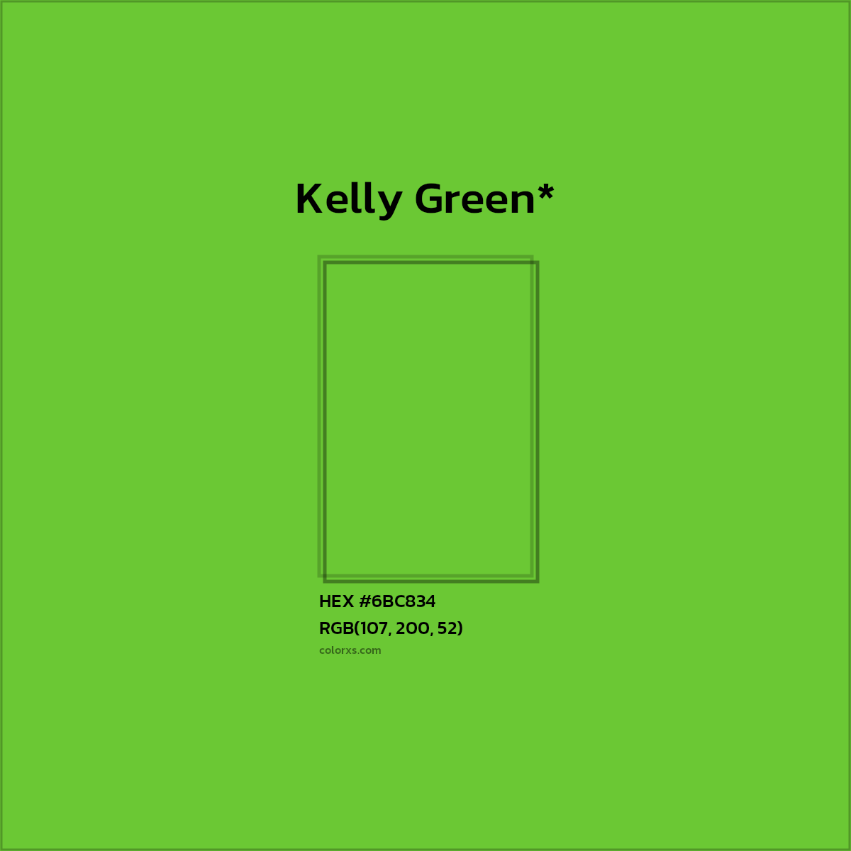 HEX #6BC834 Color Name, Color Code, Palettes, Similar Paints, Images