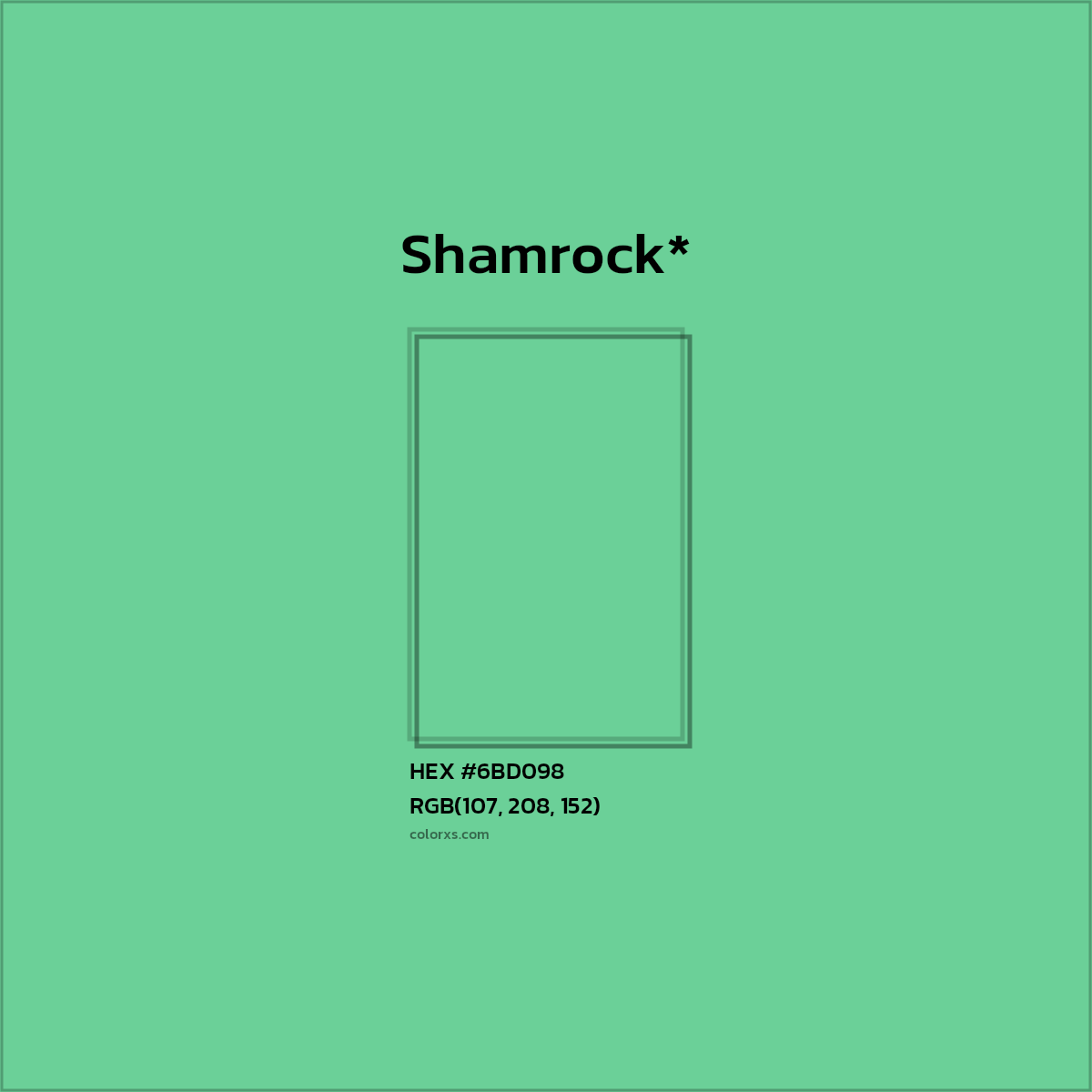 HEX #6BD098 Color Name, Color Code, Palettes, Similar Paints, Images