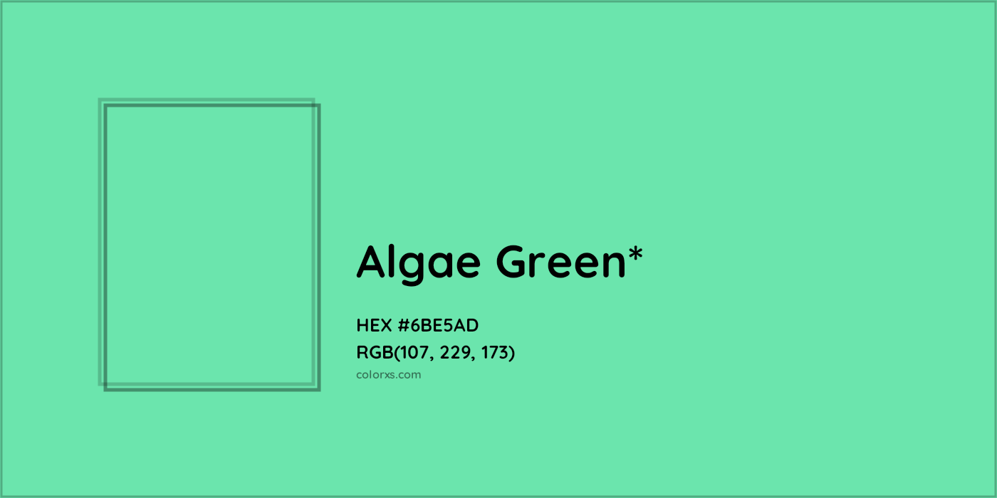HEX #6BE5AD Color Name, Color Code, Palettes, Similar Paints, Images