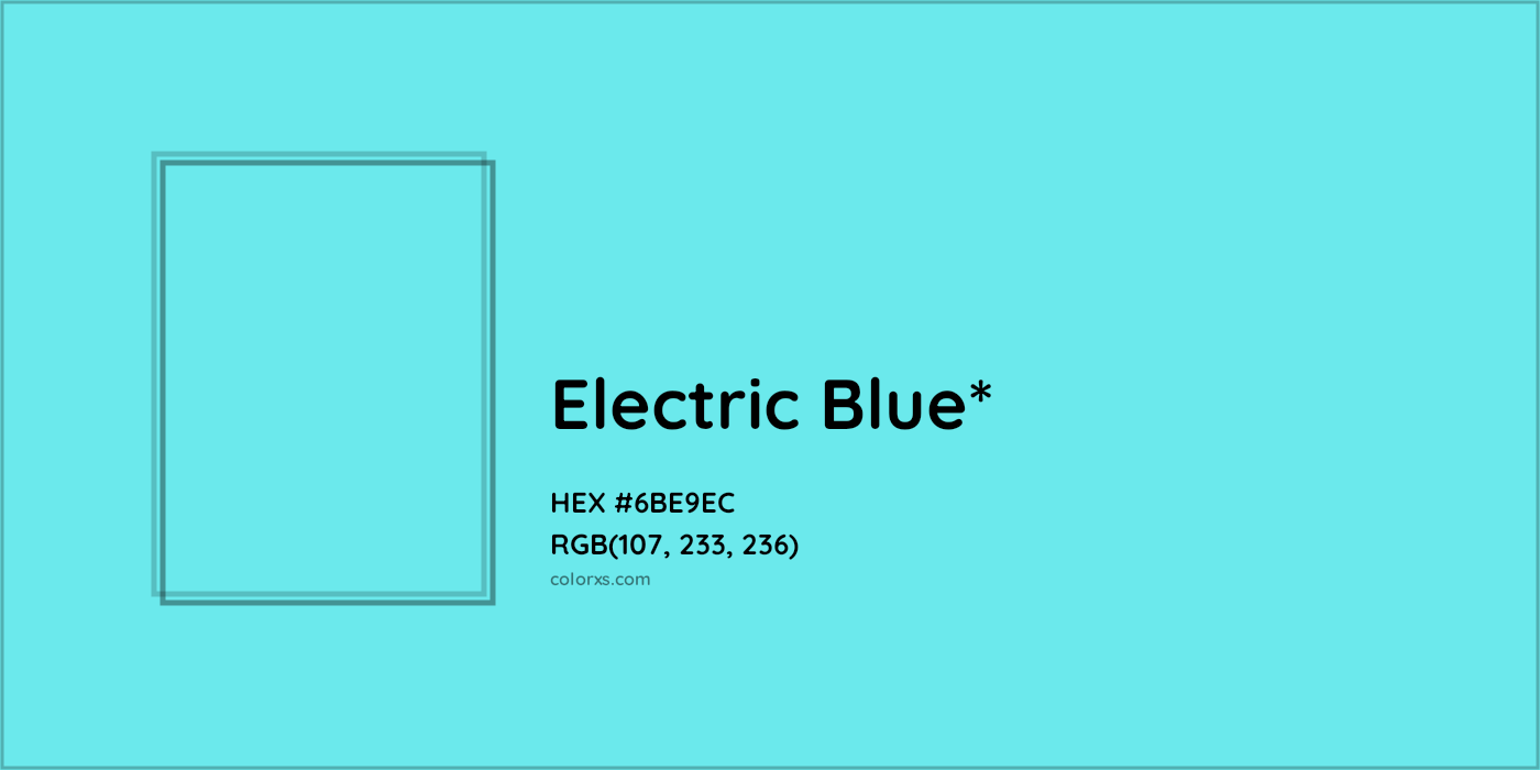 HEX #6BE9EC Color Name, Color Code, Palettes, Similar Paints, Images