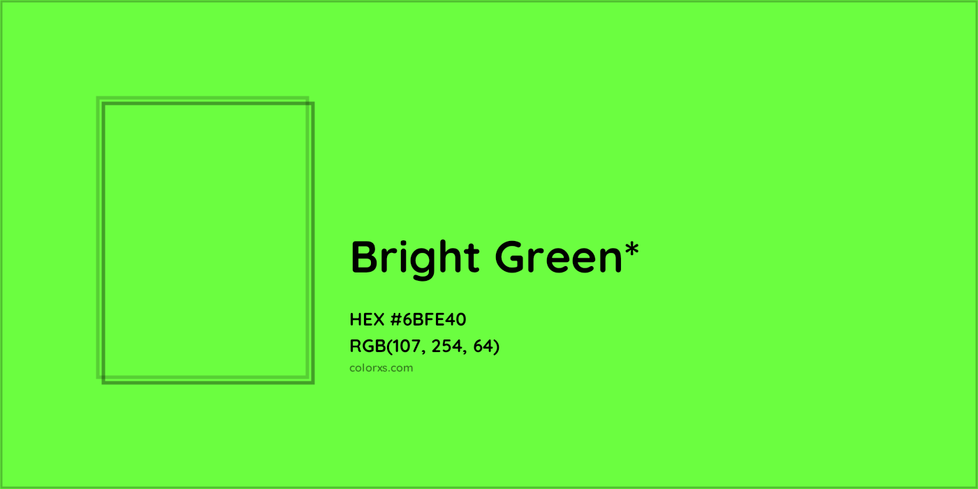 HEX #6BFE40 Color Name, Color Code, Palettes, Similar Paints, Images