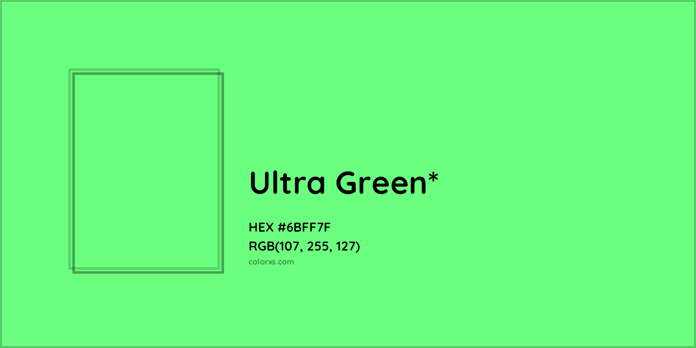 HEX #6BFF7F Color Name, Color Code, Palettes, Similar Paints, Images