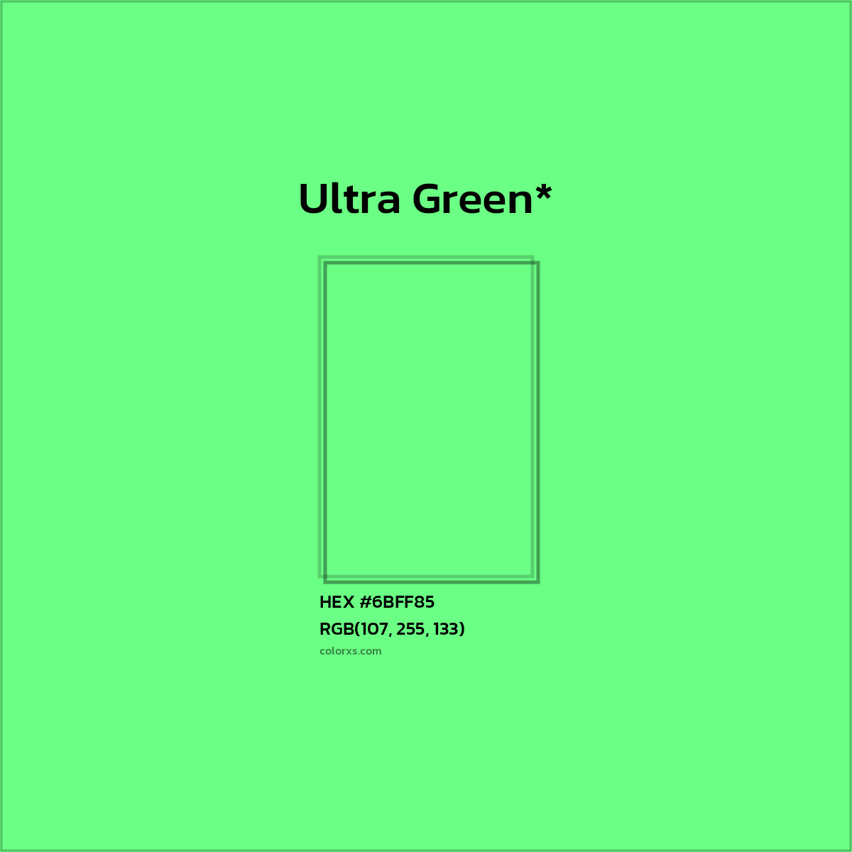 HEX #6BFF85 Color Name, Color Code, Palettes, Similar Paints, Images