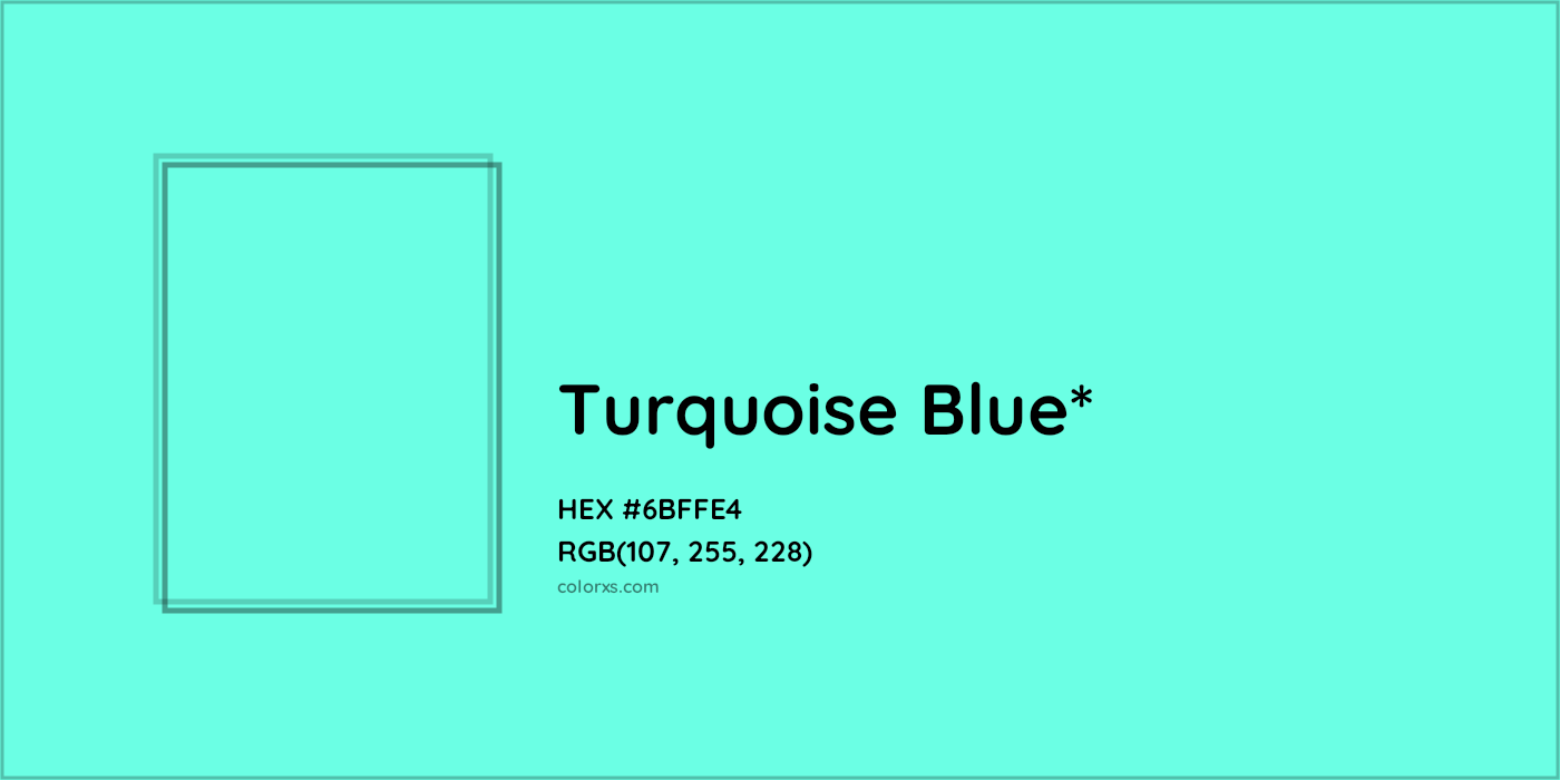 HEX #6BFFE4 Color Name, Color Code, Palettes, Similar Paints, Images